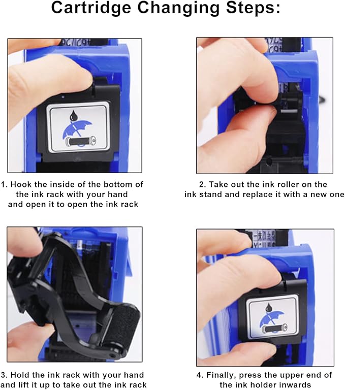 gernie MX-5500 8 Digits Price tag Gun, Pricing Gun, Label Maker Pricing Label Gun to Label Clothing, Toys, Luggage, Carpets Numerical Tag Gun for Office, Grocery Store Marking (Blue), 21 x 12mm