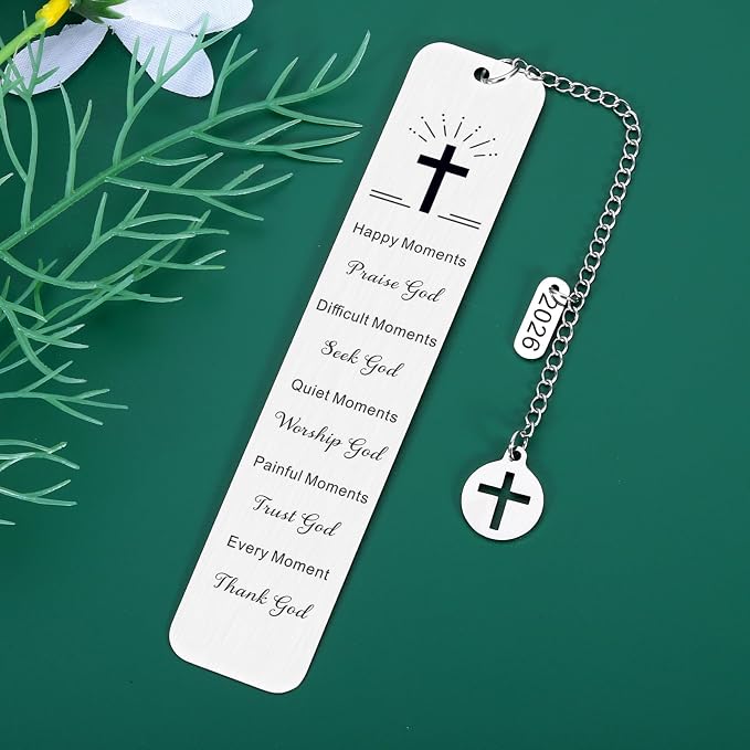 Religious Gifts for Women Men Baptism Gift for Girls Catholic College Dorm Room Essentials First Communion Gifts for Girls Boys Confirmation Gift for Teenage Boys Christian Graduation Faith Bookmarks