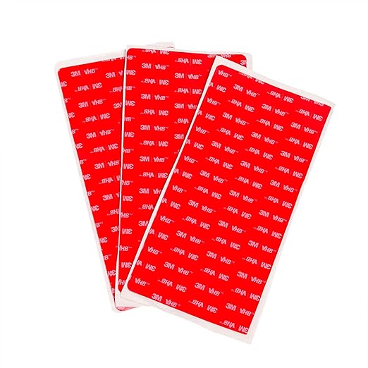3M Double Sided Tape Heavy Duty 3pcs 4in x 8in Mounting Tape Pad Sticker Strong Adhesive Tape Waterproof Foam Tape for Indoor and Outdoor