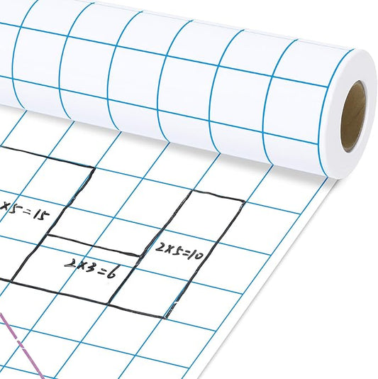 Qyeahkj Blue Checked Bulletin Board Paper Roll Blue White Bulletin Board Background Paper Fade Resistant Classroom Decoration Poster Art Craft Home Wall Education Decoration Supplies 17.7in x 20ft