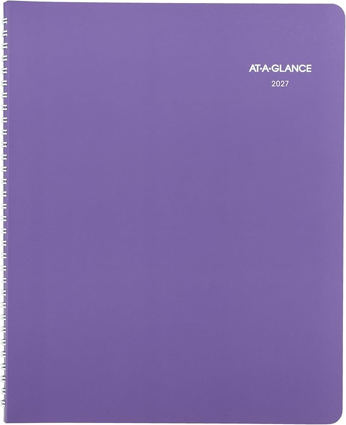 AT-A-GLANCE 2027 Planner, Weekly & Monthly, 13-Month Jan-Jan, 8.5" x 11", Beautiful Day (938P-905-27)