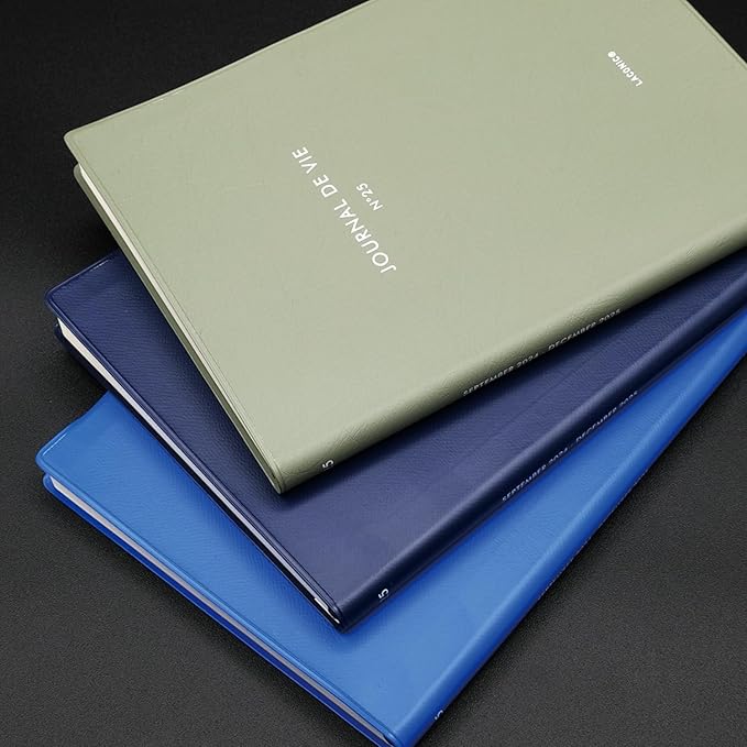 Laconic LKS67-230BL Notebook, 2025 B6 Weekly Typo, Blue (Begins September 2024)