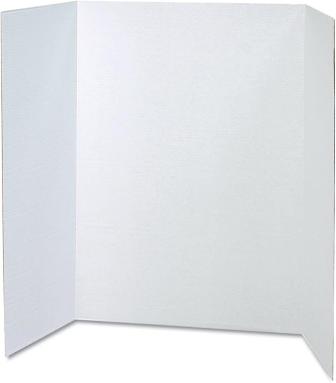 Pacon Lightweight Display Board, White (37634) (pack of 4)