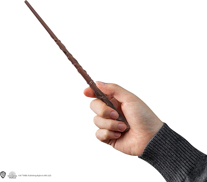 Cinereplicas Harry Potter - Hermione Granger Wand Pen with Stand & Lenticular Bookmark - Official License