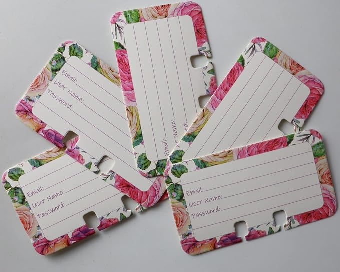 2 1/4'' x 4'' Rotary File Card Refills for Rolodex (A-Card)