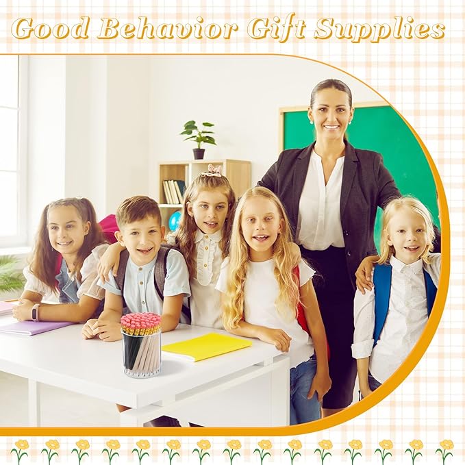 Chivao 288 Pieces Golf Mini Pencils Bulk with Eraser #2 HB Golf Short Pre Sharpened Pencils for Party Favors Office Supplies 4 Inch(Black and Wood)