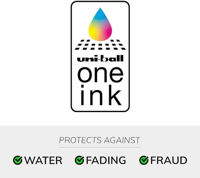 uniball one Retractable Gel Pens, Medium Point (0.7mm), Black Ink, 12 Pack