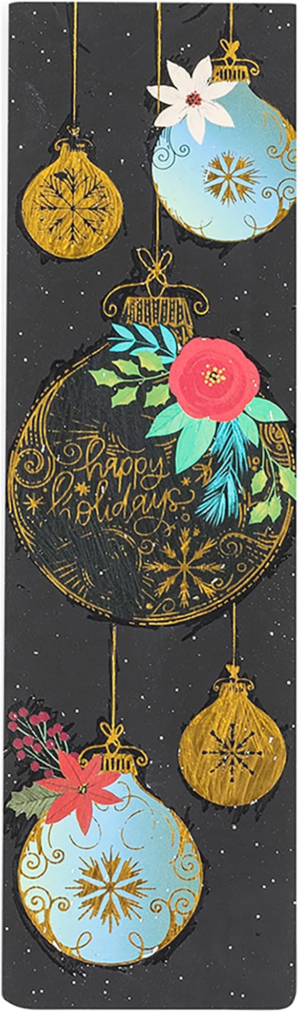 Brea Reese Scratch Art Bookmarks Kit - Snowflakes, 10 Holiday Designs, Dual-Tip Stylus, Metallic Winter DIY Toy Craft Set, Handmade Gift Idea for Adults