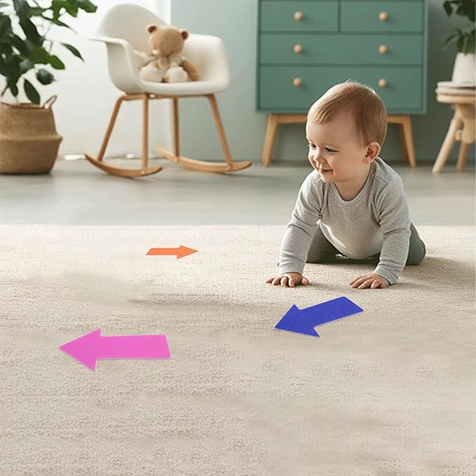 36 Pcs Arrow Markers,Carpet Markers for Classroom Preschool Classroom Must Haves Floor Dots for Teacher Supplies (Arrow, 6")