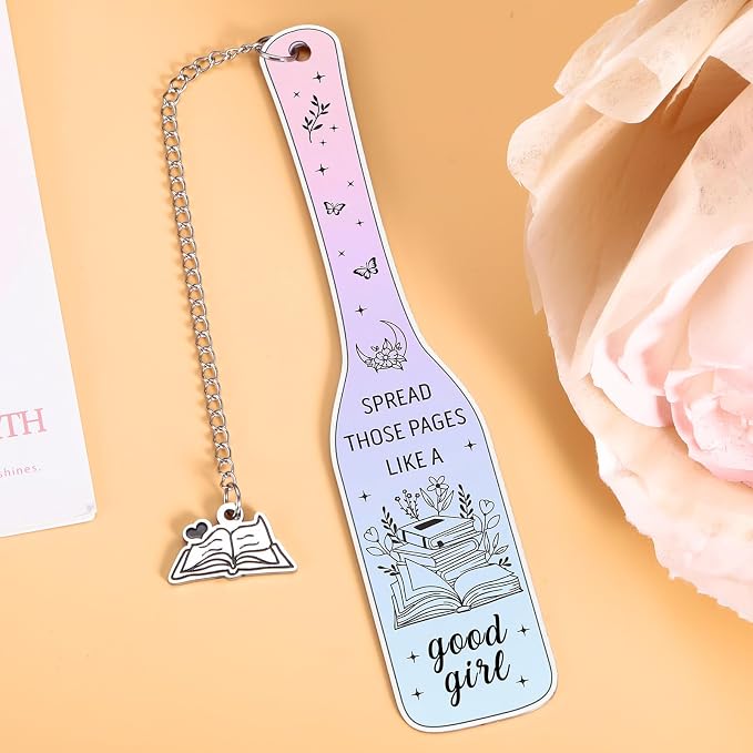 Funny Bookmarks for Women, Smut Bookmark for Reading Women, Dark Romance Bookmarks for Girls Bookworms Nerd Book Lovers, Spicy Book Marks for Friends Adults Female, Dorm Room Essentials for Girls