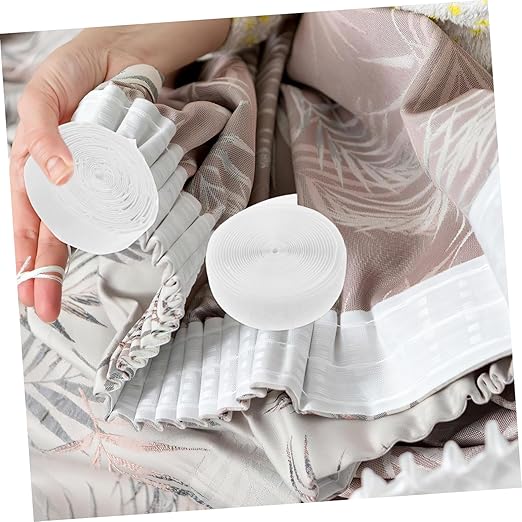 Alipis Self-Adhesive Strips for Curtains Double Face Tape Heavy Duty Hook and Loop Fastener Strips for Window and Door Mounting