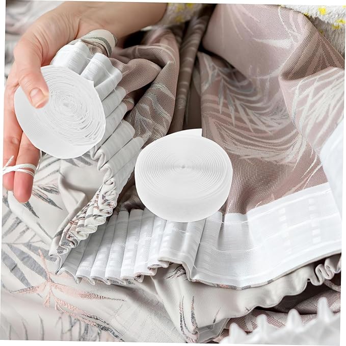 Heavy Duty Double Sided Tape for Curtains Wide Sided Strips Strong Adhesive Picture Mounting Tape Non-Slip Attachment for Rods Hinges