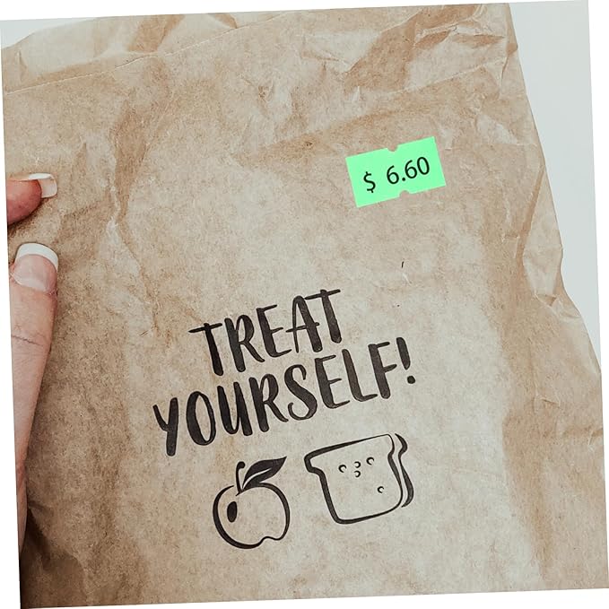 5000pcs Price Tags for Retail Self-Adhesive Smooth Paper Tag Stickers Fast Drying Ink Not Edge Curl Easy to Use Market Accessory