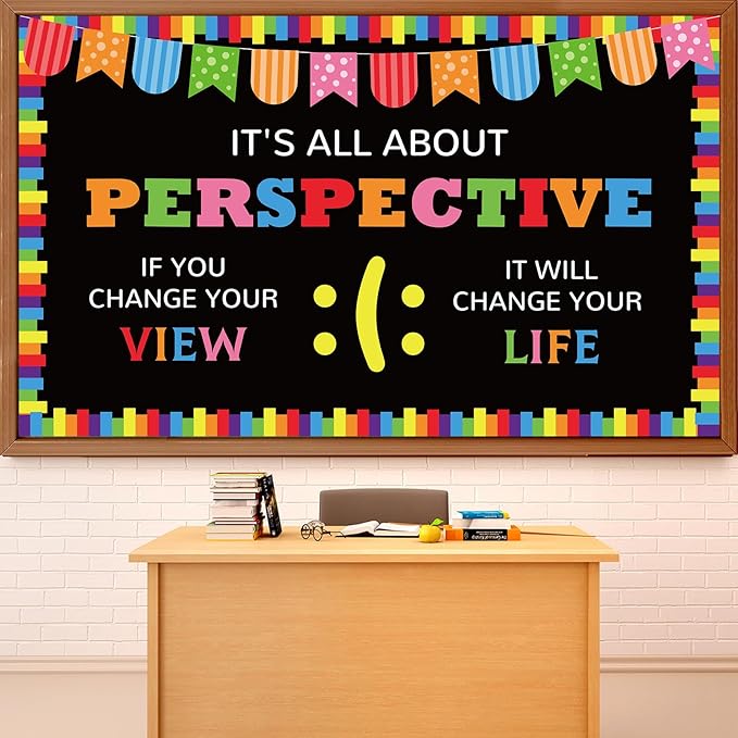 Inspirational Bulletin Board Motivational Classroom Decor Positive Cutouts Inspirational Classroom Bulletin Board Decorations Growth Mindset Paper Cutouts for Back to School Chalkboard Decoration