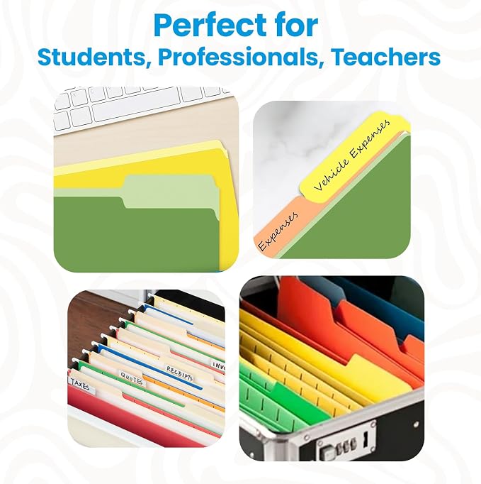 Pendaflex Recycled Hanging File Folders (25 Folders) & Two-Tone Color File Folders (36 Folders) - Assorted Color File Folders Letter Size - Perfect for Filing Cabinet, Desk & Home Office (Pack of 2)