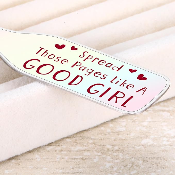 Funny Book Lover Gifts for Women Men, Dark Romance Book Merch for Teen Girls Boys Adult Bookish Gifts Good Girl Bookmark, Book Accessories for BookNerds Bookworm Book Lover Funny Bookmark