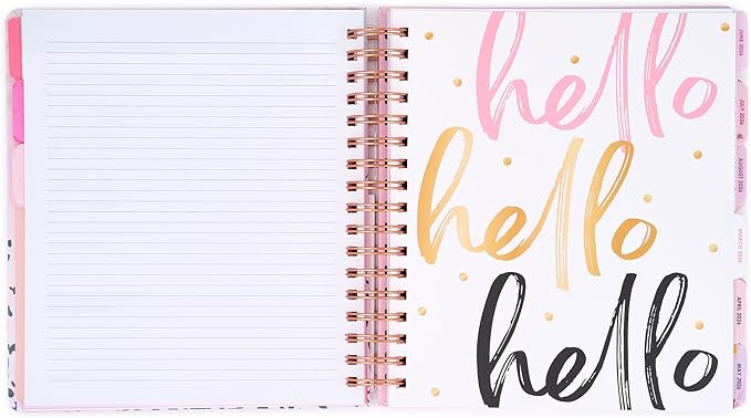 Votum 18 Month Hard Cover Planners/Calendars 10" x 10", January 2026 - June 2027 - Daily, Weekly & Monthly Organizer with Pens, Stickers, Sticky Notes, and a Sturdy Cover - Progress Not Perfection