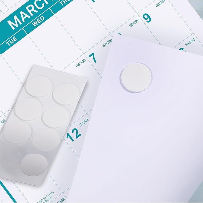 2026 Calendar - Yearly Wall Calendar 2026, Jan.2026 - Dec.2026, 34.3" x 22.8"(open), 2026 Wall Calendar with Thick Paper, One Page for Organizing, Vertical, Round Stickers - Green