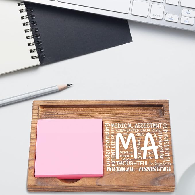 Medical Assistant Appreciation Gifts Inspirational Quote Healthcare Worker Medical Student Graduation Nursing Nurse Week Thank You Gift MA Desk Self Stick Note Pad Holders EDP212