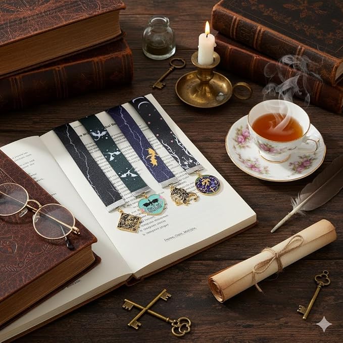 Fantasy Fourth Wing Dragon Bookmark, Sword Dragons Metal Charms Book Mark, Set of 4,Book Accessory for Bookworms, Gift for Reading for Book Lovers (Weaving Dragon)