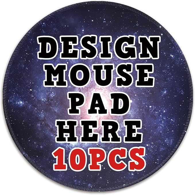Customized Desk Mouse Pad, 8 * 8in Custom Deskpad 10 PCS, Computer Accessories for Desk, Gaming Mousepad, Office Accessories for Men, Computer Pads, Desks Organizer, Photo Mouse Pad