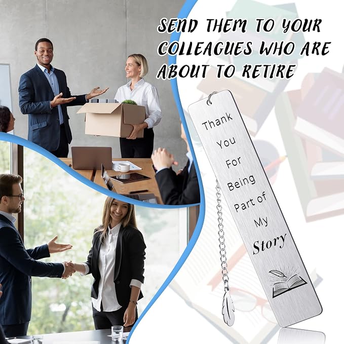 Sabary 12 Pcs Thank You Appreciation Gift Graduation for Women Men Bookmark with Tassel First Day of Bookmarks for Nurse Day Male Female Friend Book Lover Teacher Classmate Volunteer Coworker Gift