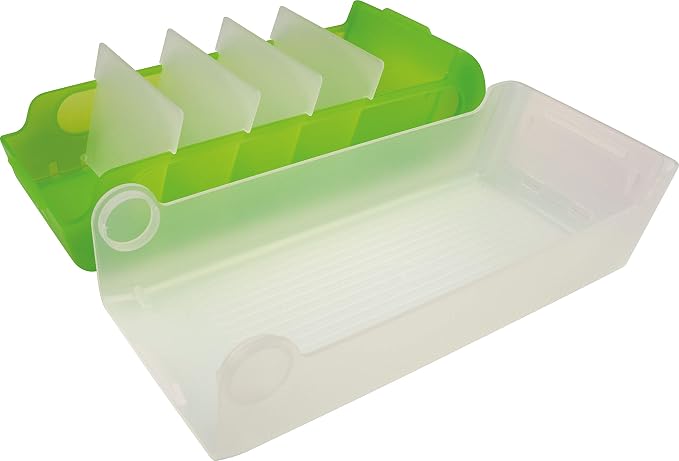 Helit BeeBox Flash Card Box A8 for 600 Cards Red