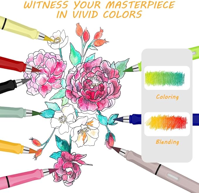 Ainiv Colored Inkless Pencil, 12 Sets No Sharpen Infinity Pencil Reusable Everlasting Pencils with Extra 12 Color Replaceable Nibs Forever Pencils for Writing Drawing Home Office Supplies