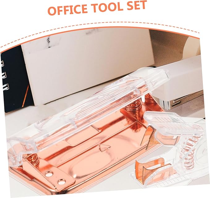 OSALADI 1Set Puncher Heavy Duty Staple Remover Portable Staple Puller for Efficient File Management Stylish Workspace