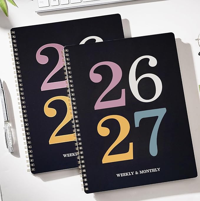 2026-2027 Planner - Planner 2026-2027 Weekly and Monthly, Jul. 2026 – Jun. 2027, 8.5" x 11", Academic Weekly and Monthly Planner with 12 Tabs,Thick Paper, Twin-Wire Binding, Back Pocket