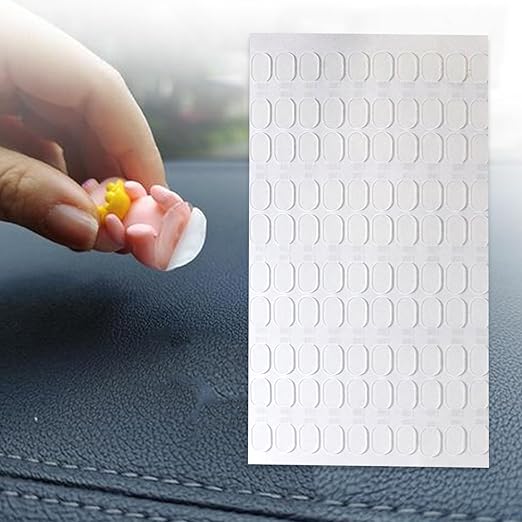 100Pcs Double Sided Adhesive Dots Removable None Traces Clear Sticky Putty Tape Stickers for Craft Projects Home Decoration