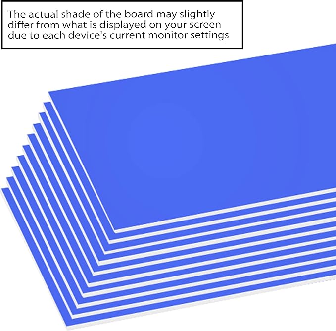 BAZIC Products Foam Board 20" X 30" Blue, Colored Foam Boards 3/16 Inch Thickness, Presentation Signboards School Craft Project Framing Display, 25-Pack
