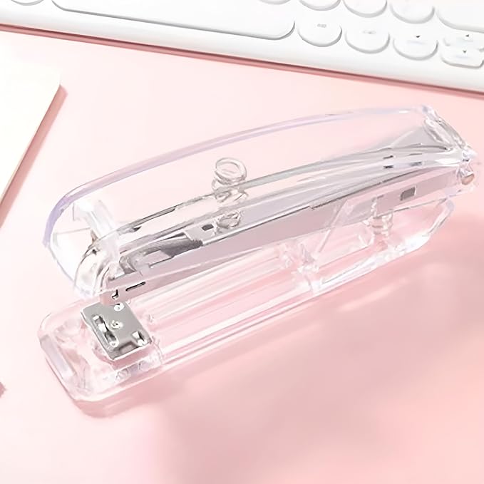 Rose Gold Stapler Hole Punch Staple Remover,1 Pc Stapler Home Essentials,Office Cabinet