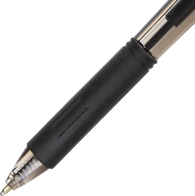 Pentel 711766 Wow! Retractable Ballpoint Pens Medium Point Black Ink