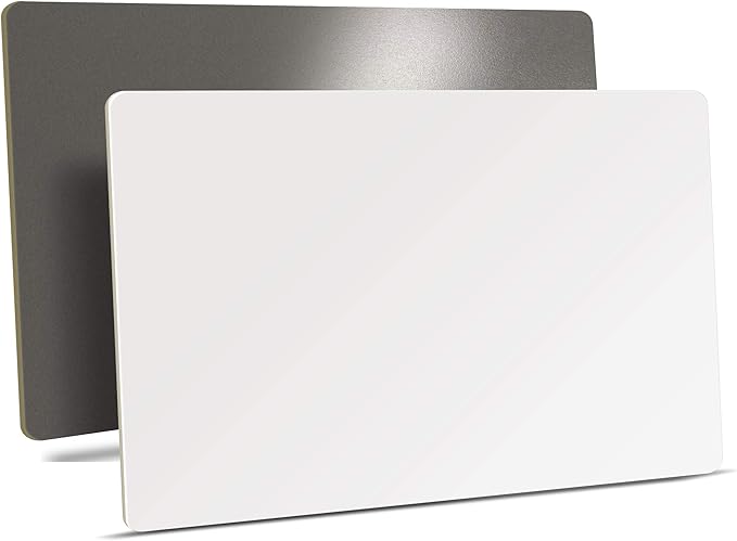 12-Pack Dry Erase Lapboards 9" x 12" x 1/8" Thick UV Coated Whiteboard, Safe Bull-Nosed Edges and Durable Dry Erase Surface, Perfect for Students and Teachers Alike, Long-Lasting, No Ghosting