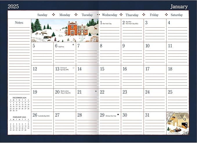Lang, Linda Nelson Stocks 2025 Monthly Pocket Planner