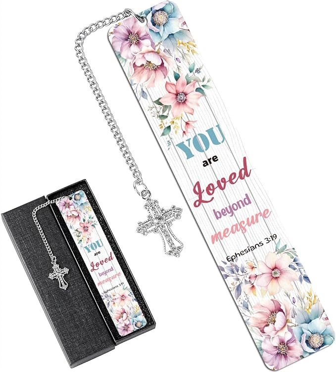 Metal Bible Verse Bookmarks Gifts, Christian Gifts for Women, Religious Motivational Book Marker for Friends Girl Sister Female Bookworms Book Club Religious Gift