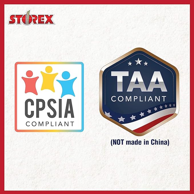Storex Small Cubby Bin, 12.2 x 7.8 x 5.1 Inches, Candy Yellow, 5-Pack (62476U05C)