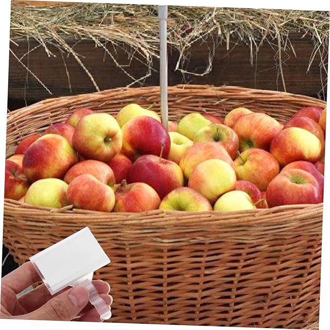 40pcs Plastic Hanging Shelf Label Holders Price Tags for Supermarkets Easy to Install Hook-style Design for Efficient Pricing Display