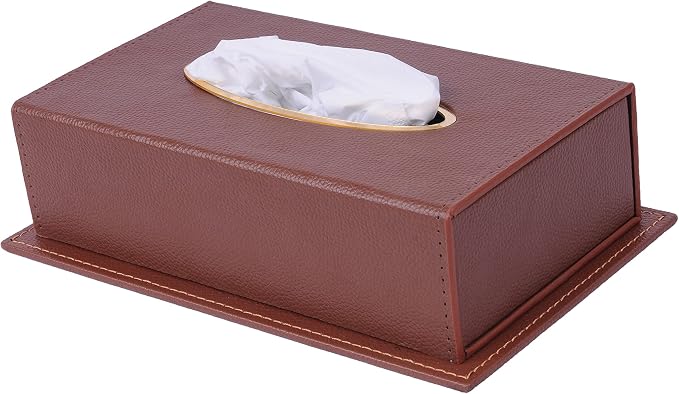Desk Organizers - Desk Accessories - Leather Desk Organizer - Bonded Leather Desk Set - Home Office Accessories - Desk Supplies - Leather Desk Set - Office Accessories - 14 PCS (TAN)