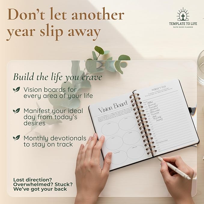 Faith-Based Daily Planner For School College: Organize Your Life with Monthly Devotional Healthy Habit Trackers and Goal Setting Tools