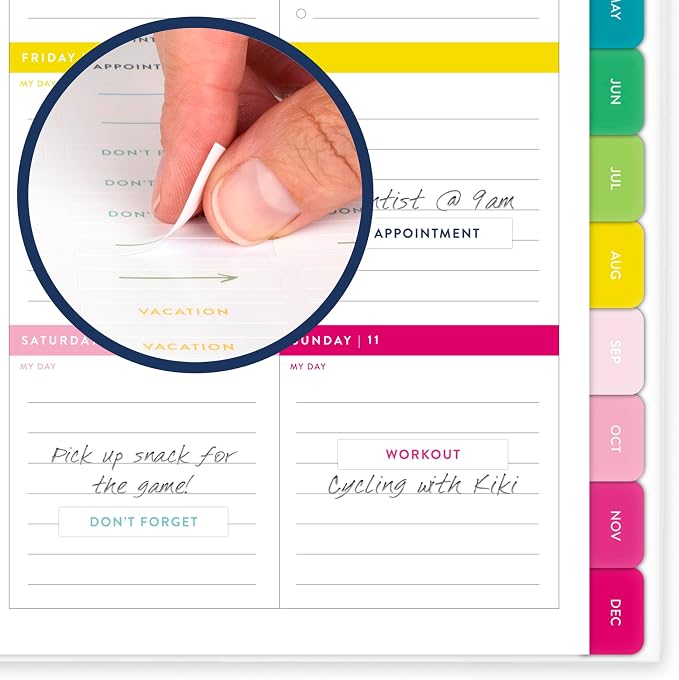 AT-A-GLANCE 2026 Planner, Simplified by Emily Ley, Weekly & Monthly, 5.5" x 8.5", Small, English Garden (EL46-200-26)