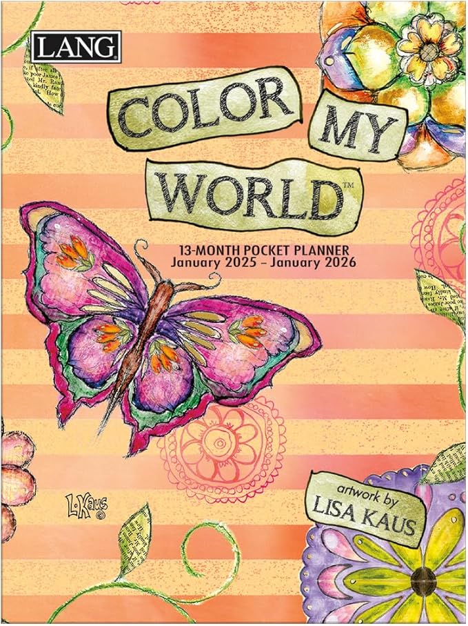 LANG Color My World 2025 Monthly Pocket Planner (25991003178)
