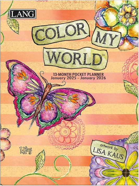 LANG Color My World 2025 Monthly Pocket Planner (25991003178)