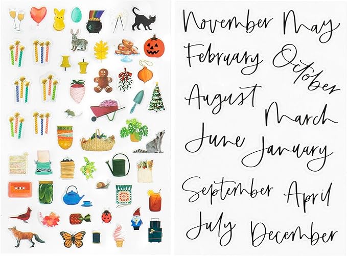 1Canoe2 Clio Petite Mini Undated Planner Weekly and Monthly, Blank Dateless Planner, Calendar Monthly Planners, Cute Aesthetic Planners Undated