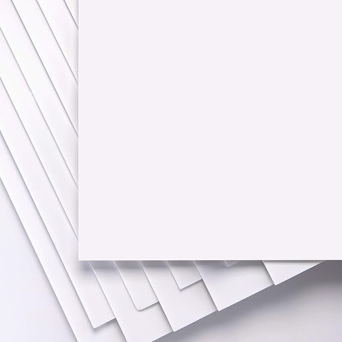 Royal and Langnickel 20 X 30" Double-Sided White Foam Board, 10 Sheets