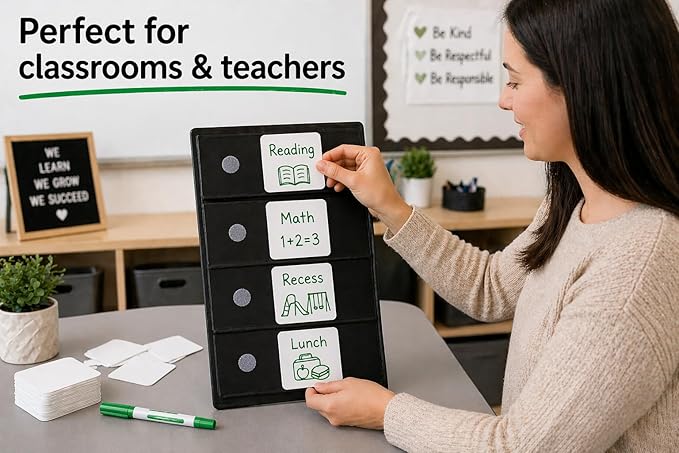 Smile4Autism Small 1.5"x1.5" Loose Visual Picture Cards, Receptive and Expressive Language, Speech Articulation Therapy, ASD, ADD, ADHD, Apraxia, & Stroke Patients. (Blank Cards 30 Pcs, Plastic)