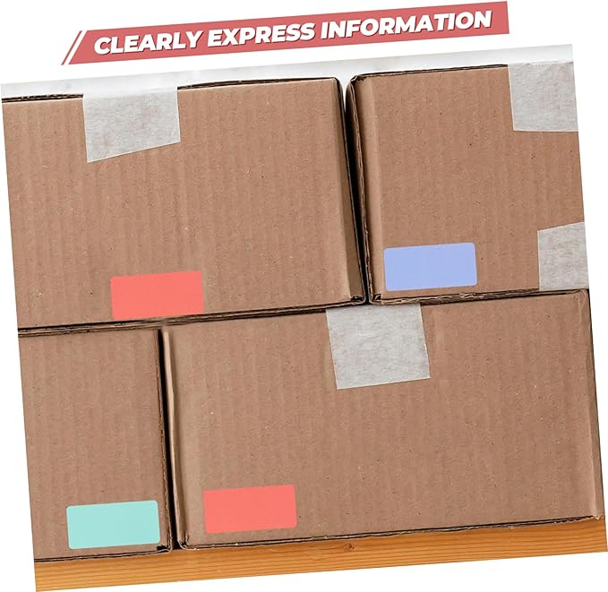 TEHAUX 1Roll Thermal Label Maker Self Adhesive Thermal Sticker Labels for Thermal Printers Labels for Home Office and School Use