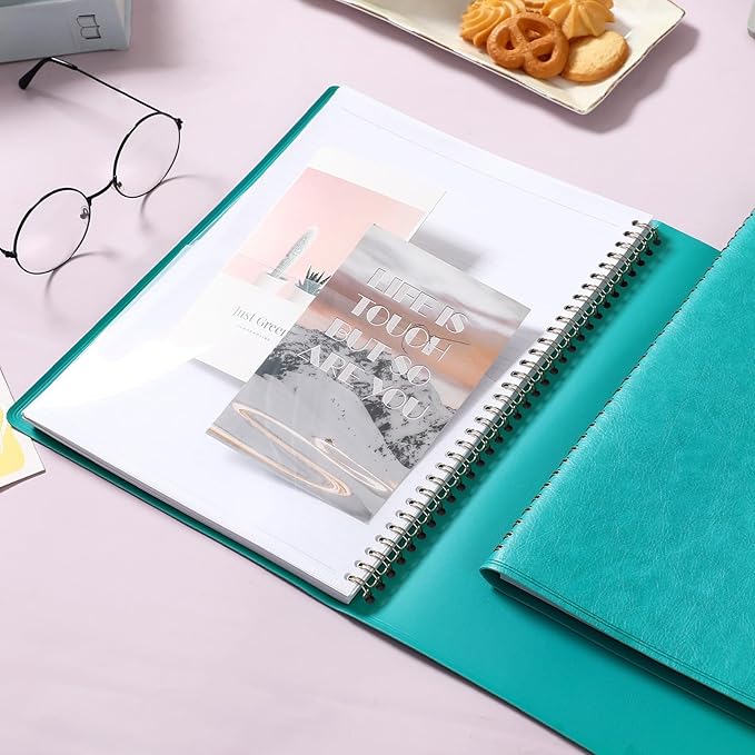 Weekly Appointment Book & Planner 2026-2027 - Large 2026-2027 Daily Hourly Planner, Jul. 2026 - Jun. 2027, 8.5" x 11", Appointment Book with 15-Minute Interval, Thick Paper, Pocket, Turquoise