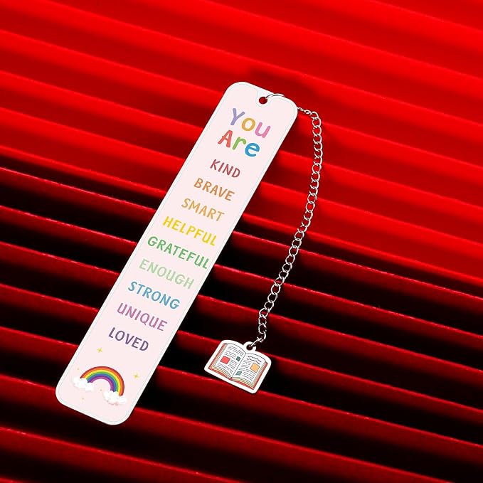 Bookmarks for Kids, Back to School Gifts for Kids, Book Marks for Reading Kids, 8th 5th Grade School Supplies for Girls, College Dorm Room Essentials for Girls Daughter Granddaughter